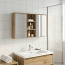 vidaXL Fürdőszobai Szekrény Szett 3 pcs 116 x 16 x 62,5 cm Faanyag