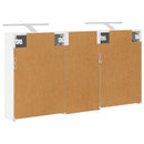 vidaXL Fürdőszobai Szekrény Szett 3 pcs 116 x 16 x 62,5 cm Faanyag