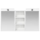 vidaXL Fürdőszobai Szekrény Szett 3 pcs 116 x 16 x 62,5 cm Faanyag