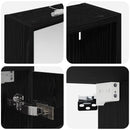 vidaXL Fürdőszobai Szekrény Szett 3 pcs 116 x 16 x 62,5 cm Faanyag