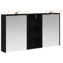 vidaXL Fürdőszobai Szekrény Szett 3 pcs 116 x 16 x 62,5 cm Faanyag