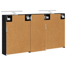 vidaXL Fürdőszobai Szekrény Szett 3 pcs 116 x 16 x 62,5 cm Faanyag