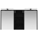 vidaXL Fürdőszobai Szekrény Szett 3 pcs 116 x 16 x 62,5 cm Faanyag