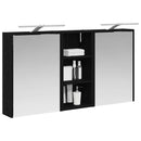 vidaXL Fürdőszobai Szekrény Szett 3 pcs 116 x 16 x 62,5 cm Faanyag