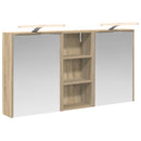 vidaXL Fürdőszobai Szekrény Szett 3 pcs 116 x 16 x 62,5 cm Faanyag