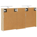 vidaXL Fürdőszobai Szekrény Szett 3 pcs 116 x 16 x 62,5 cm Faanyag