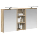 vidaXL Fürdőszobai Szekrény Szett 3 pcs 116 x 16 x 62,5 cm Faanyag