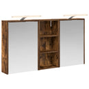 vidaXL Fürdőszobai Szekrény Szett 3 pcs 116 x 16 x 62,5 cm Faanyag