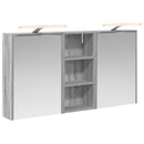 vidaXL Fürdőszobai Szekrény Szett 3 pcs 116 x 16 x 62,5 cm Faanyag