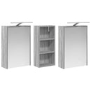 vidaXL Fürdőszobai Szekrény Szett 3 pcs 116 x 16 x 62,5 cm Faanyag