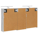 vidaXL Fürdőszobai Szekrény Szett 3 pcs 116 x 16 x 62,5 cm Faanyag