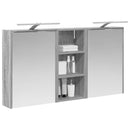 vidaXL Fürdőszobai Szekrény Szett 3 pcs 116 x 16 x 62,5 cm Faanyag