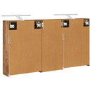 vidaXL Fürdőszobai Szekrény Szett 3 pcs 116 x 16 x 62,5 cm Faanyag