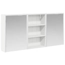 vidaXL Fürdőszobai Szekrény Szett 3 pcs 126 x 16 x 62.5 cm Faanyag