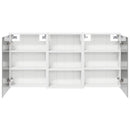 vidaXL Fürdőszobai Szekrény Szett 3 pcs 126 x 16 x 62.5 cm Faanyag