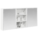vidaXL Fürdőszobai Szekrény Szett 3 pcs 126 x 16 x 62.5 cm Faanyag