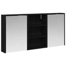vidaXL Fürdőszobai Szekrény Szett 3 pcs 126 x 16 x 62.5 cm Faanyag