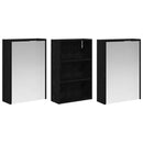 vidaXL Fürdőszobai Szekrény Szett 3 pcs 126 x 16 x 62.5 cm Faanyag