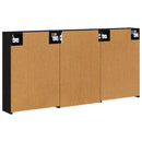 vidaXL Fürdőszobai Szekrény Szett 3 pcs 126 x 16 x 62.5 cm Faanyag