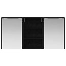 vidaXL Fürdőszobai Szekrény Szett 3 pcs 126 x 16 x 62.5 cm Faanyag
