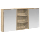vidaXL Fürdőszobai Szekrény Szett 3 pcs 126 x 16 x 62.5 cm Faanyag