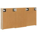 vidaXL Fürdőszobai Szekrény Szett 3 pcs 126 x 16 x 62.5 cm Faanyag