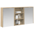 vidaXL Fürdőszobai Szekrény Szett 3 pcs 126 x 16 x 62.5 cm Faanyag