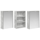 vidaXL Fürdőszobai Szekrény Szett 3 pcs 126 x 16 x 62.5 cm Faanyag