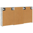 vidaXL Fürdőszobai Szekrény Szett 3 pcs 126 x 16 x 62.5 cm Faanyag