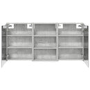 vidaXL Fürdőszobai Szekrény Szett 3 pcs 126 x 16 x 62.5 cm Faanyag