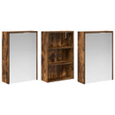 vidaXL Fürdőszobai Szekrény Szett 3 pcs 126 x 16 x 62.5 cm Faanyag