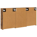 vidaXL Fürdőszobai Szekrény Szett 3 pcs 126 x 16 x 62.5 cm Faanyag