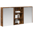 vidaXL Fürdőszobai Szekrény Szett 3 pcs 126 x 16 x 62.5 cm Faanyag