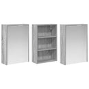 vidaXL Fürdőszobai Szekrény Szett 3 pcs 126 x 16 x 62.5 cm Faanyag