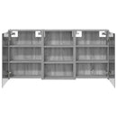 vidaXL Fürdőszobai Szekrény Szett 3 pcs 126 x 16 x 62.5 cm Faanyag