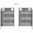 vidaXL Fürdőszobai Szekrény Szett 3 pcs 126 x 16 x 62.5 cm Faanyag