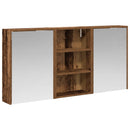 vidaXL Fürdőszobai Szekrény Szett 3 pcs 126 x 16 x 62.5 cm Faanyag