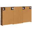 vidaXL Fürdőszobai Szekrény Szett 3 pcs 126 x 16 x 62.5 cm Faanyag