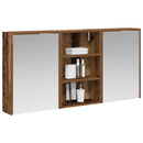 vidaXL Fürdőszobai Szekrény Szett 3 pcs 126 x 16 x 62.5 cm Faanyag