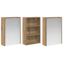 vidaXL Fürdőszobai Szekrény Szett 3 db 126 x 16 x 62.5 cm Szerelt fa