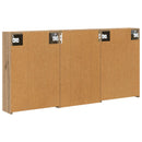 vidaXL Fürdőszobai Szekrény Szett 3 db 126 x 16 x 62.5 cm Szerelt fa