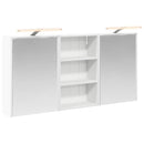 vidaXL Fürdőszobai Szekrény Szett 3 pcs 126 x 16 x 62.5 cm Faanyag