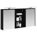 vidaXL Fürdőszobai Szekrény Szett 3 pcs 126 x 16 x 62.5 cm Faanyag