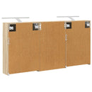 vidaXL Fürdőszobai Szekrény Szett 3 pcs 126 x 16 x 62.5 cm Faanyag