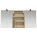 vidaXL Fürdőszobai Szekrény Szett 3 pcs 126 x 16 x 62.5 cm Faanyag