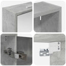 vidaXL Fürdőszobai Szekrény Szett 3 pcs 126 x 16 x 62.5 cm Faanyag