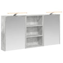 vidaXL Fürdőszobai Szekrény Szett 3 pcs 126 x 16 x 62.5 cm Faanyag