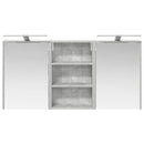 vidaXL Fürdőszobai Szekrény Szett 3 pcs 126 x 16 x 62.5 cm Faanyag