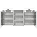 vidaXL Fürdőszobai Szekrény Szett 3 pcs 126 x 16 x 62.5 cm Faanyag