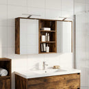 vidaXL Fürdőszobai Szekrény Szett 3 pcs 126 x 16 x 62.5 cm Faanyag